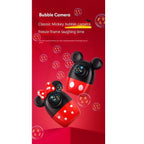 Mickey & Minnie Bubble Blast Camera - Automatic Bubble Gun with Music & Lights for Kids Party Favors