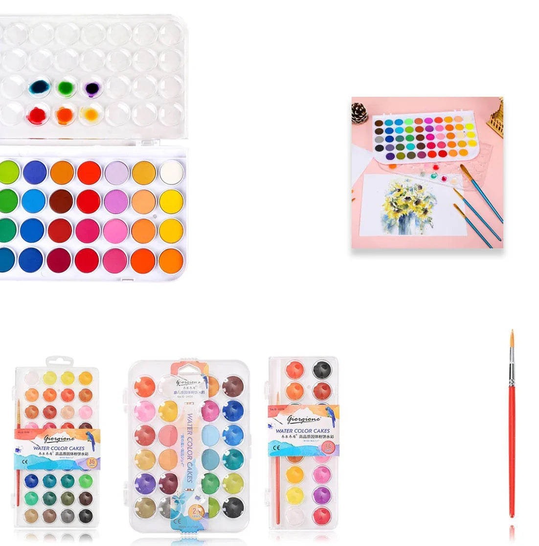 Giorgione 24 Watercolours Set – Premium Quality for Artists & Beginners!