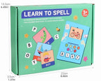 Wooden Learn-to-Spell Kit – 105-Piece Educational Board for Kids!