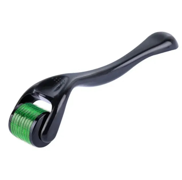 540 Gold Facial & Body Hair Growth Massage Roller - 0.5mm Micro Needle Beard & Skin Roller Tool