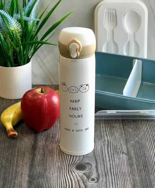 500ml Insulated Kids Water Bottle – Leakproof Stainless Steel Thermos with 12-Hour Temperature Control!