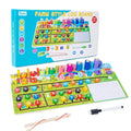 Farm Logarithmic Board with Maze – Wooden Educational Toy for Kids!