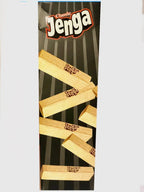 Hasbro Original Jenga Classic Game - High-Quality Wooden Block Stacking Game for Kids & Adults