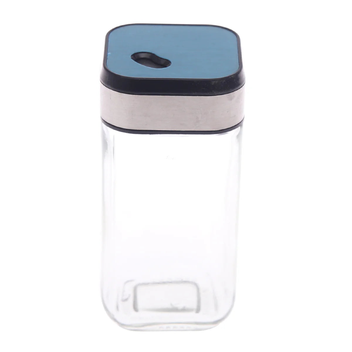 Glass Spice Bottle with Metal Lid - 9-6/7/8 Inch Set of 12, Airtight Kitchen Storage Jars for Spices, Herbs, and Seasonings