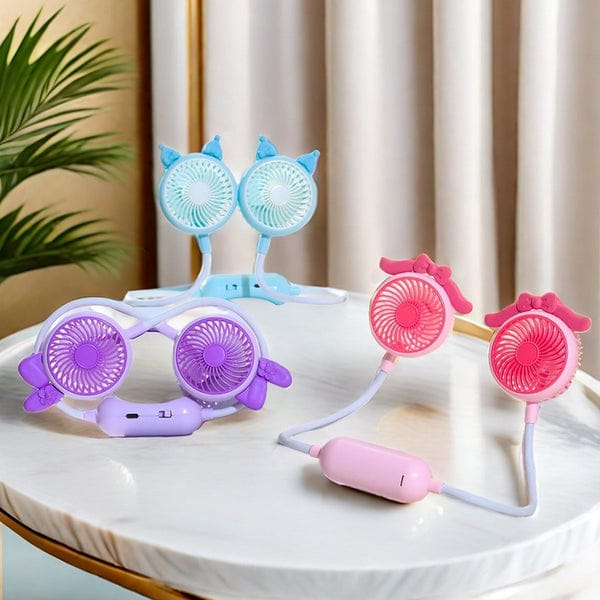 Sanrio Neck Fan – Portable, Hands-Free Cooling with Cute Characters!