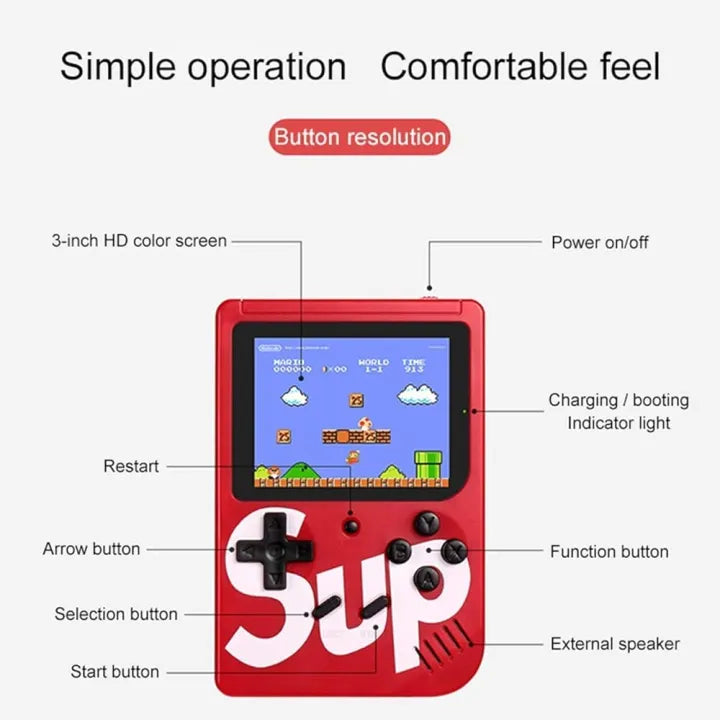 SUP Game Box Plus – 400-in-1 Retro Console with TV Connectivity!