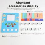 Wooden Learn-to-Spell Kit – 105-Piece Educational Board for Kids!