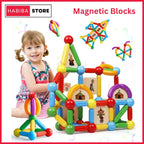 Magnetic Blocks Set – Montessori Magnetic Building Sticks & Balls for Creative Play!