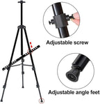 Pro Adjustable Easel Stand – Extra Thick Aluminum Tripod for Floor/Tabletop Art!