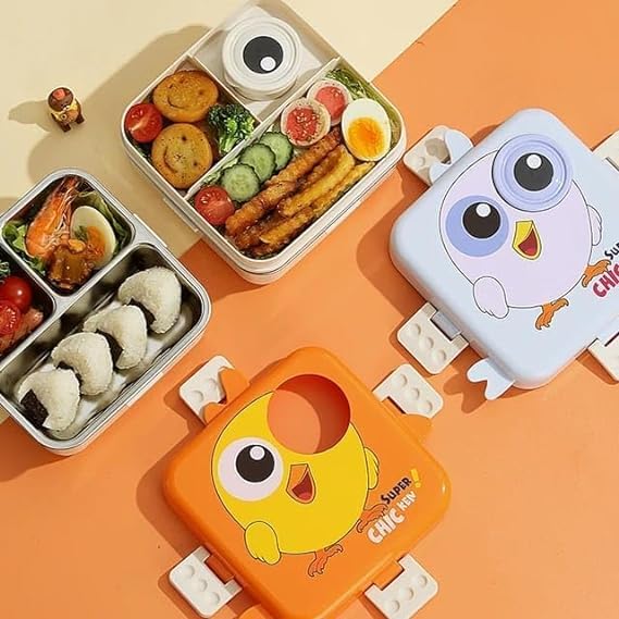 High Quality Imported 304 Stainless Steel Portion Lunch Box