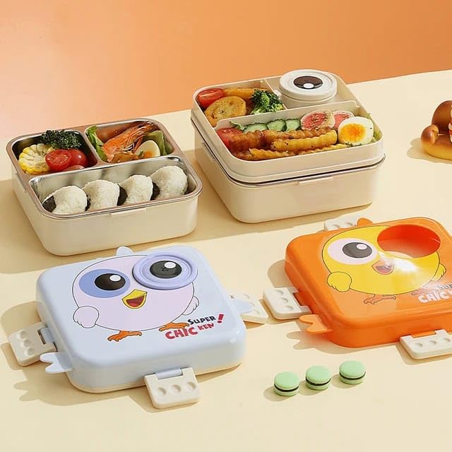 High Quality Imported 304 Stainless Steel Portion Lunch Box