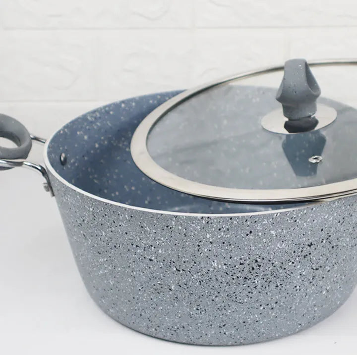 SK Signature Casserole - High Quality Non-Stick Marble Coating Handi (All Sizes Available)