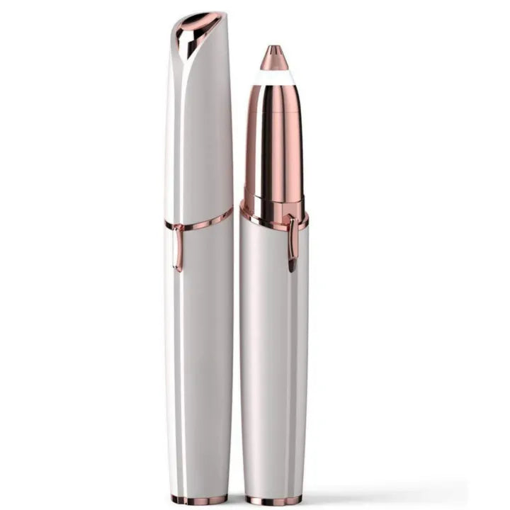 Flawless Eyebrow & Facial Hair Remover - Rechargeable Painless Trimmer with LED Light for Women