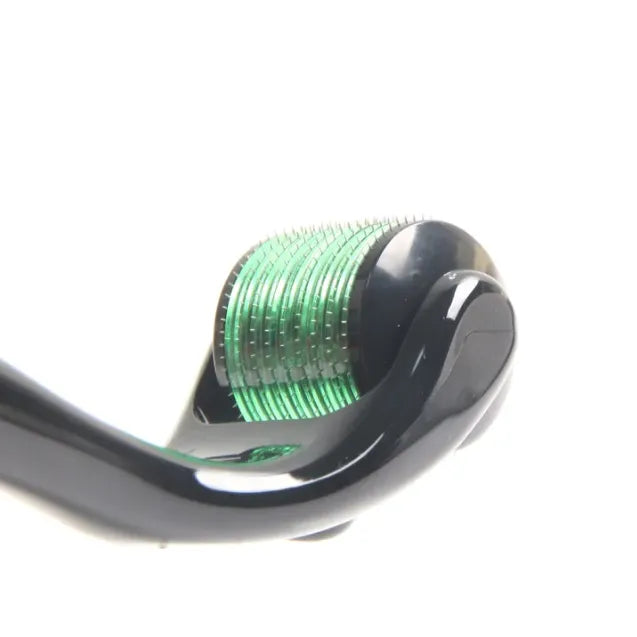 540 Gold Facial & Body Hair Growth Massage Roller - 0.5mm Micro Needle Beard & Skin Roller Tool