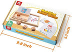 Wooden Spelling Game – Montessori ABC Learning Toy with Flash Cards!