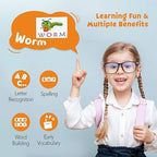 Wooden Spelling Game – Montessori ABC Learning Toy with Flash Cards!