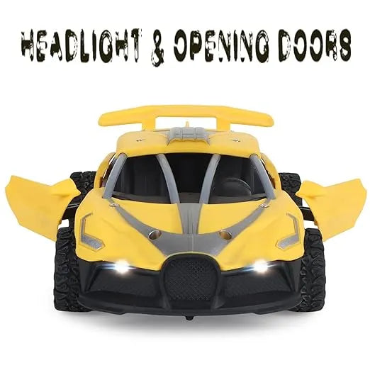 2.4GHz RC Drift Racing Car with Real Smoke & Rechargeable Battery - High Speed Remote Control Toy Car for Kids & Adults, Off-Road Stunt Vehicle for Boys & Girls