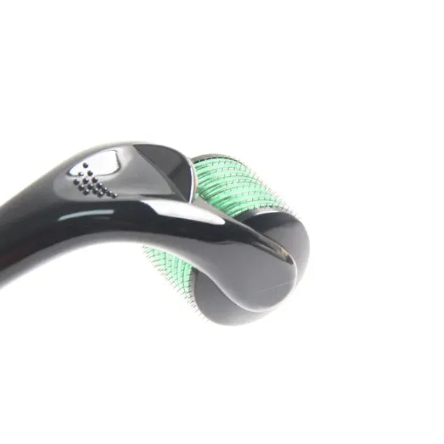 540 Gold Facial & Body Hair Growth Massage Roller - 0.5mm Micro Needle Beard & Skin Roller Tool