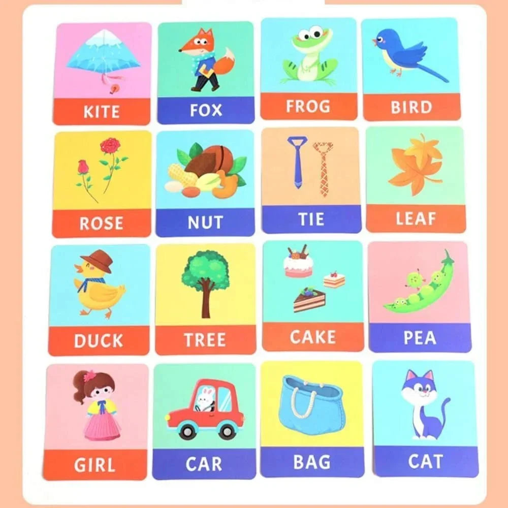 Wooden Learn-to-Spell Kit – 105-Piece Educational Board for Kids!