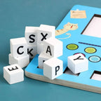 Wooden Learn-to-Spell Kit – 105-Piece Educational Board for Kids!