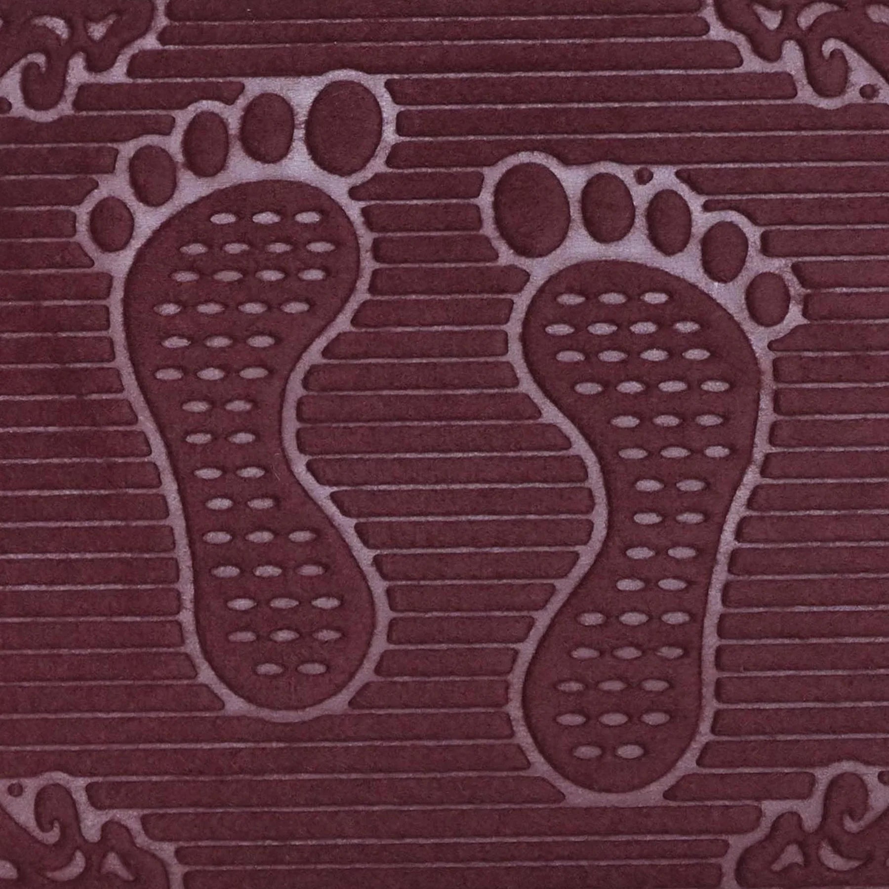 Non-Slip Rubber Door Mat 40x60 CM - Heavy Duty Dirt Trapper for Indoor & Outdoor Use