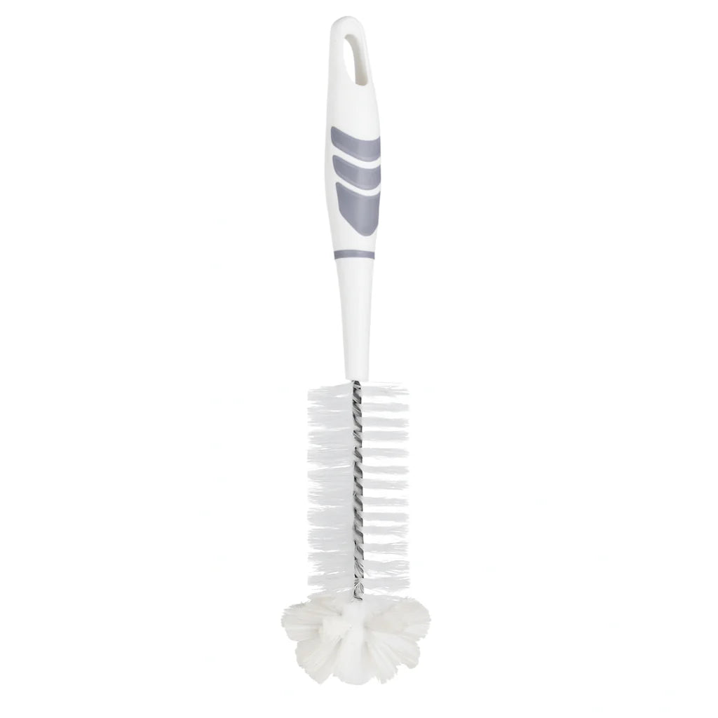 Premium 2-in-1 Bottle Cleaning Brush - Soft Bristles & Ergonomic Handle for Deep Cleaning