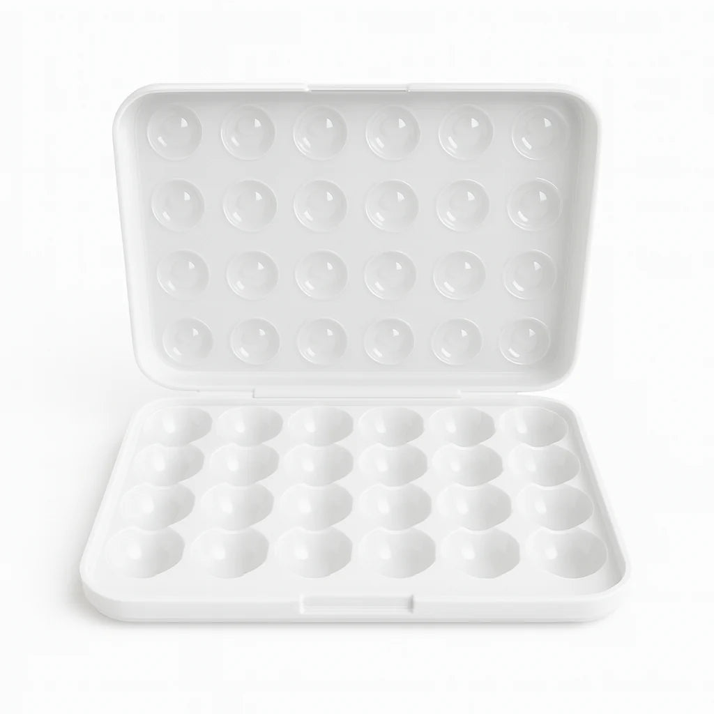Egg Storage Box with Lid – 24 Egg Holder Container for Refrigerator