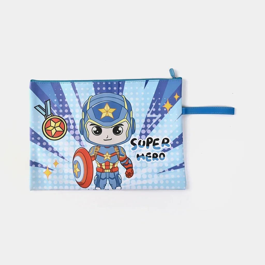 Avenger A4 Document Zipper Pouch – Premium Multipurpose Storage for School, Office & Travel!