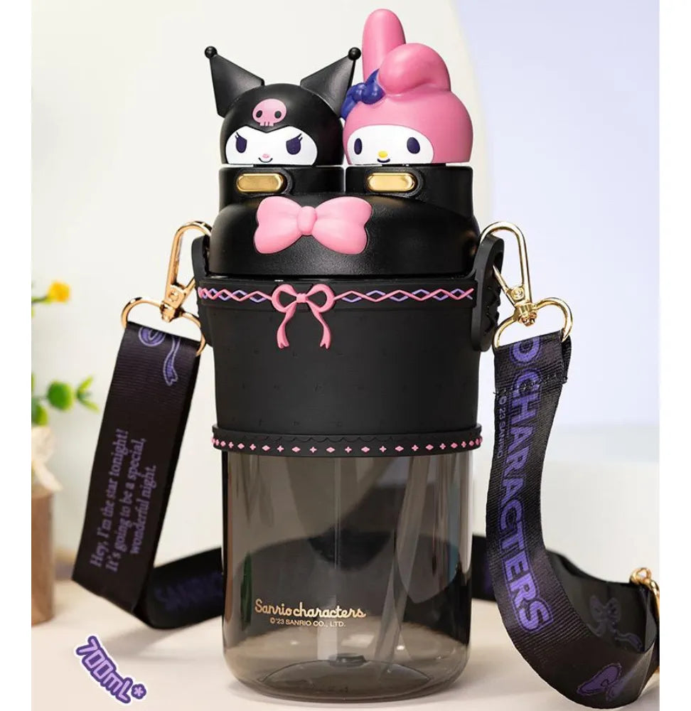 Fashion Cartoon Vacuum Water Bottle – Stylish