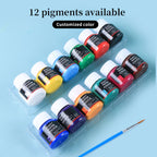 Multi-Surface Paint Set – 6/12 Colors for Watercolor, Acrylic, Gouache, Glass & Textile!