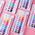 Smiling 12 Colors 12ml Artist Painting Waterproof Non-Fading Fabric Color Paint Set for Clothes