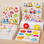 Educational Wooden Board – Multifunctional Learning Toy for Kids!
