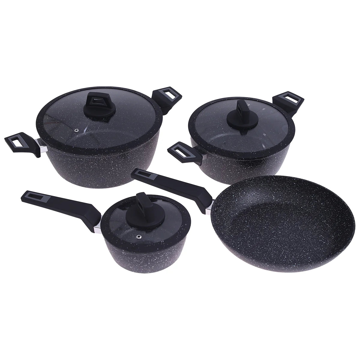 ROYAL FORD 7PCS COOKWARE SET RF9557 - Premium Non-Stick Kitchen Pot & Pan Set