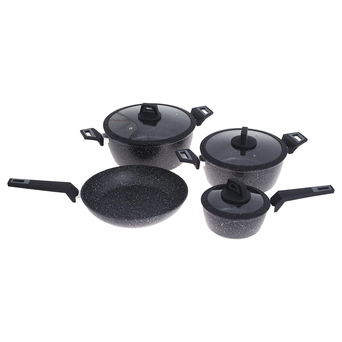 ROYAL FORD 7PCS COOKWARE SET RF9557 - Premium Non-Stick Kitchen Pot & Pan Set