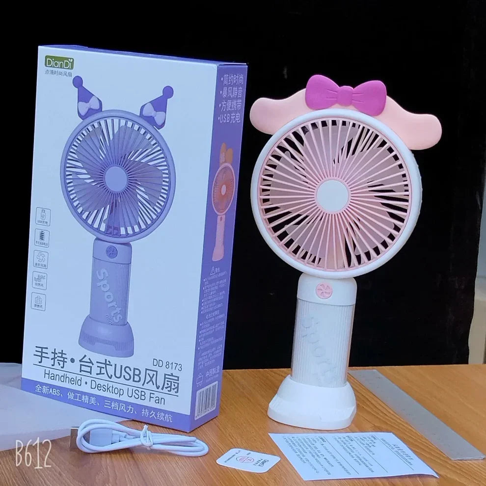 Kawaii Sanrio Handheld Fan – Portable, Cute & Cool!