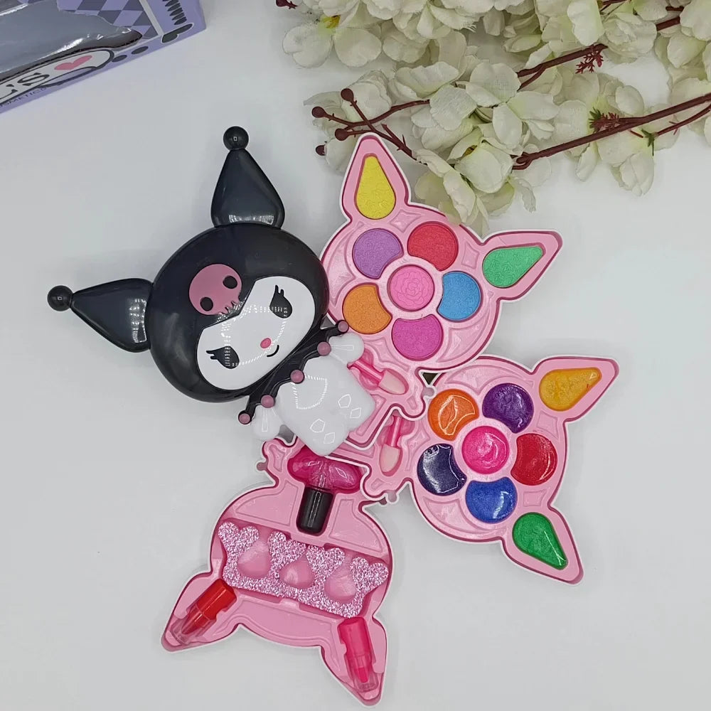 Kuromi Style Makeup Kit – Cute & Edgy Cosmetic Toy for Kids!