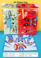 Avenger A4 Document Zipper Pouch – Premium Multipurpose Storage for School, Office & Travel!