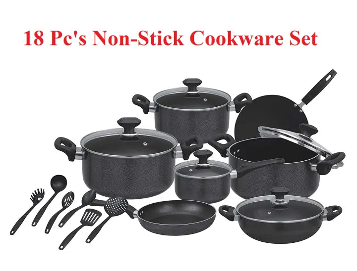 UltraGlide Nonstick Cookware Set - Premium Kitchen Collection for Healthy & Effortless Cooking