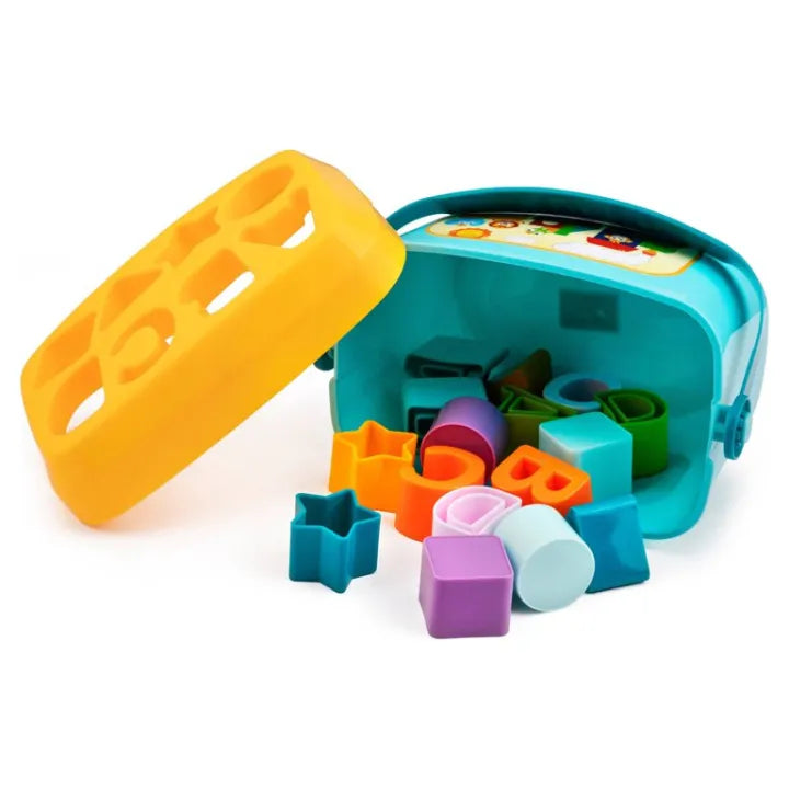 Baby Shape Sorter Toy - ABC & Shape Learning Game for Toddlers 18+ Months, Early Educational Developmental Sorting Toy
