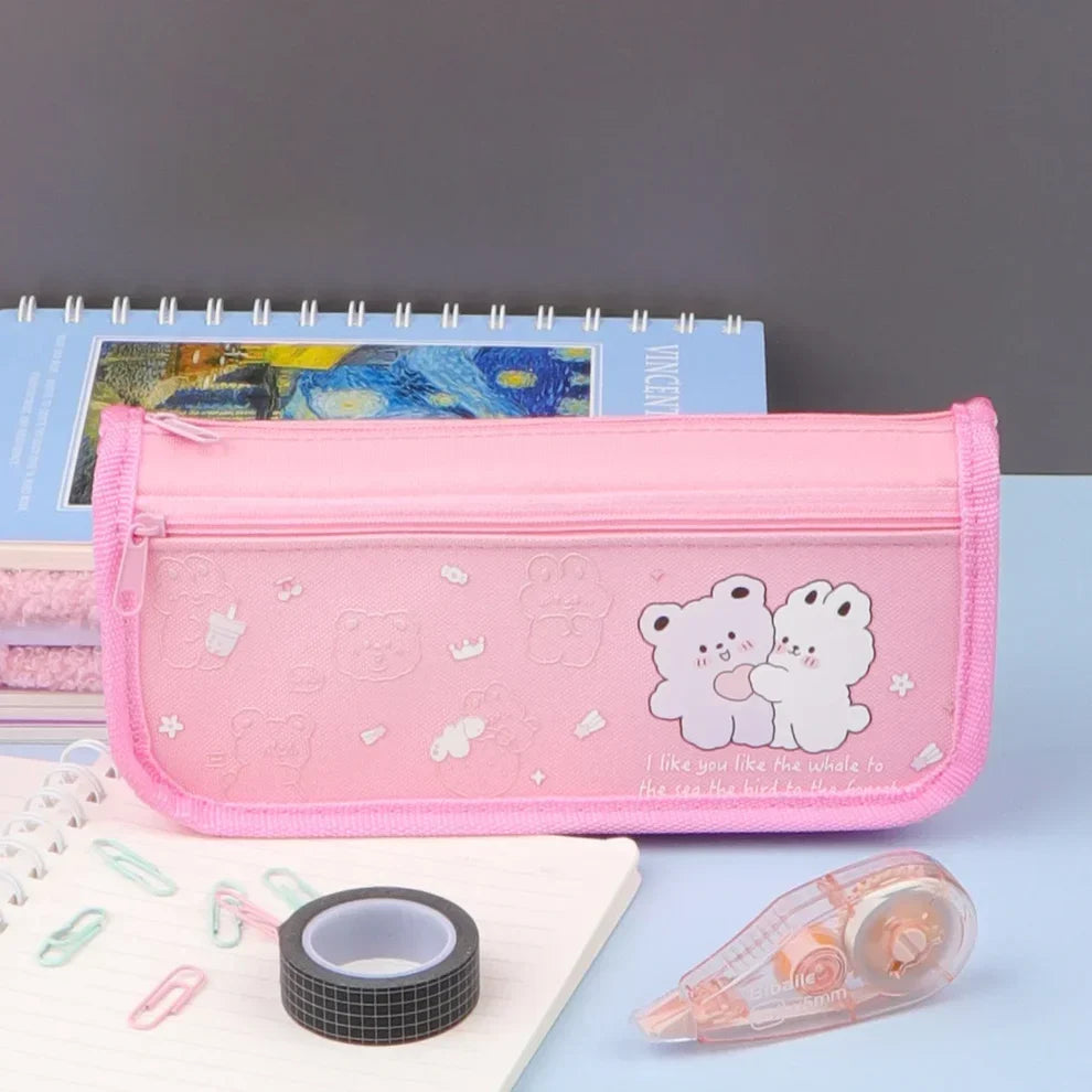 Sanrio Printed Pencil Case – Large Capacity, Cute & Functional Pouch!