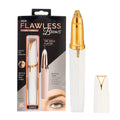 Flawless Eyebrow & Facial Hair Remover - Rechargeable Painless Trimmer with LED Light for Women