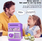 Electronic Piggy Bank – Mini Safe with Code Lock & ATM Features!