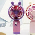 Keep Smiling Bunny Ears Mini Handheld Fan – Portable, Cute & Cool!