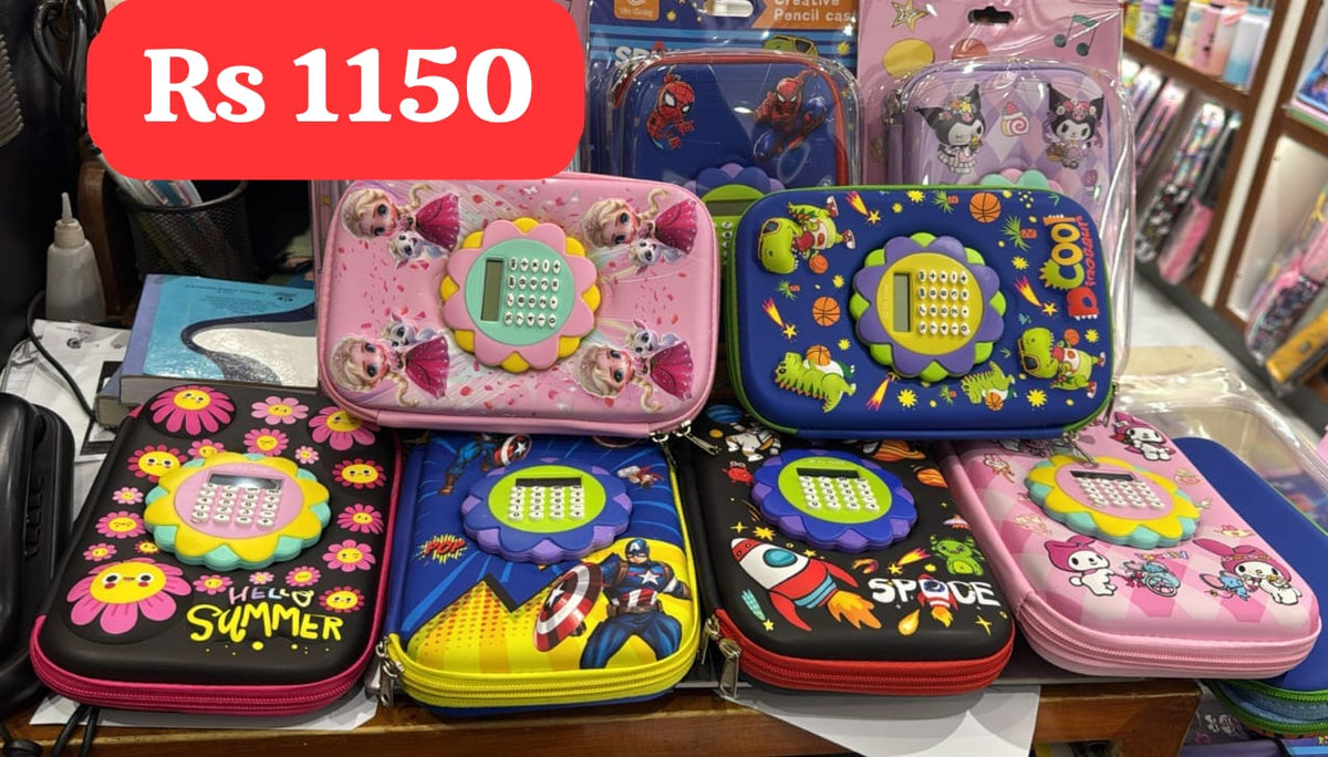 Imported Boys' Calculator Pouches – Smart & Stylish Organizers for School