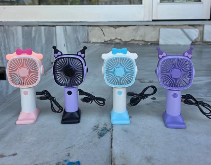 Sanrio Mini Hand Fan – Portable, Rechargeable, and Super Cute!