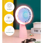 Keep Smiling Premium Hand Fans / Mini Fans – Cool Your Summer in Style!