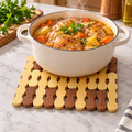 Rectangular Bamboo Heat Pad Trivet