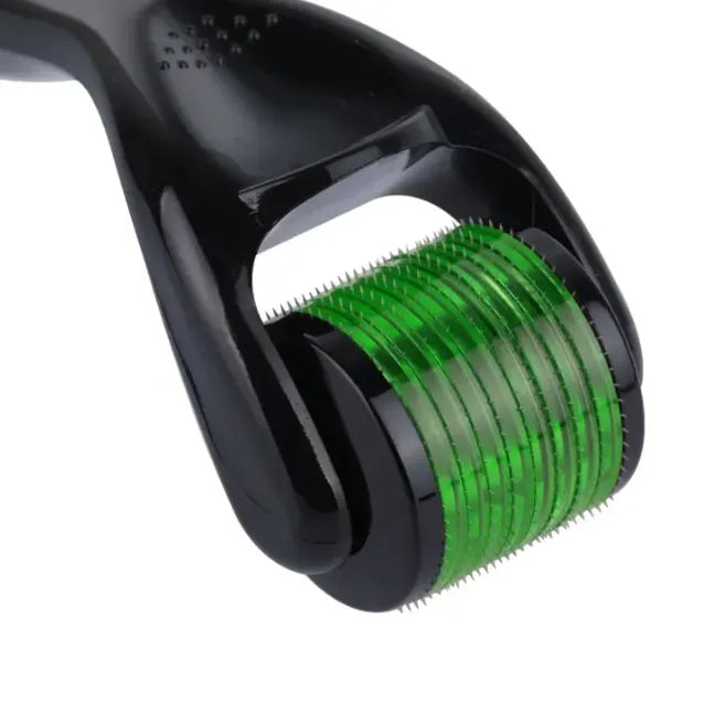 540 Gold Facial & Body Hair Growth Massage Roller - 0.5mm Micro Needle Beard & Skin Roller Tool