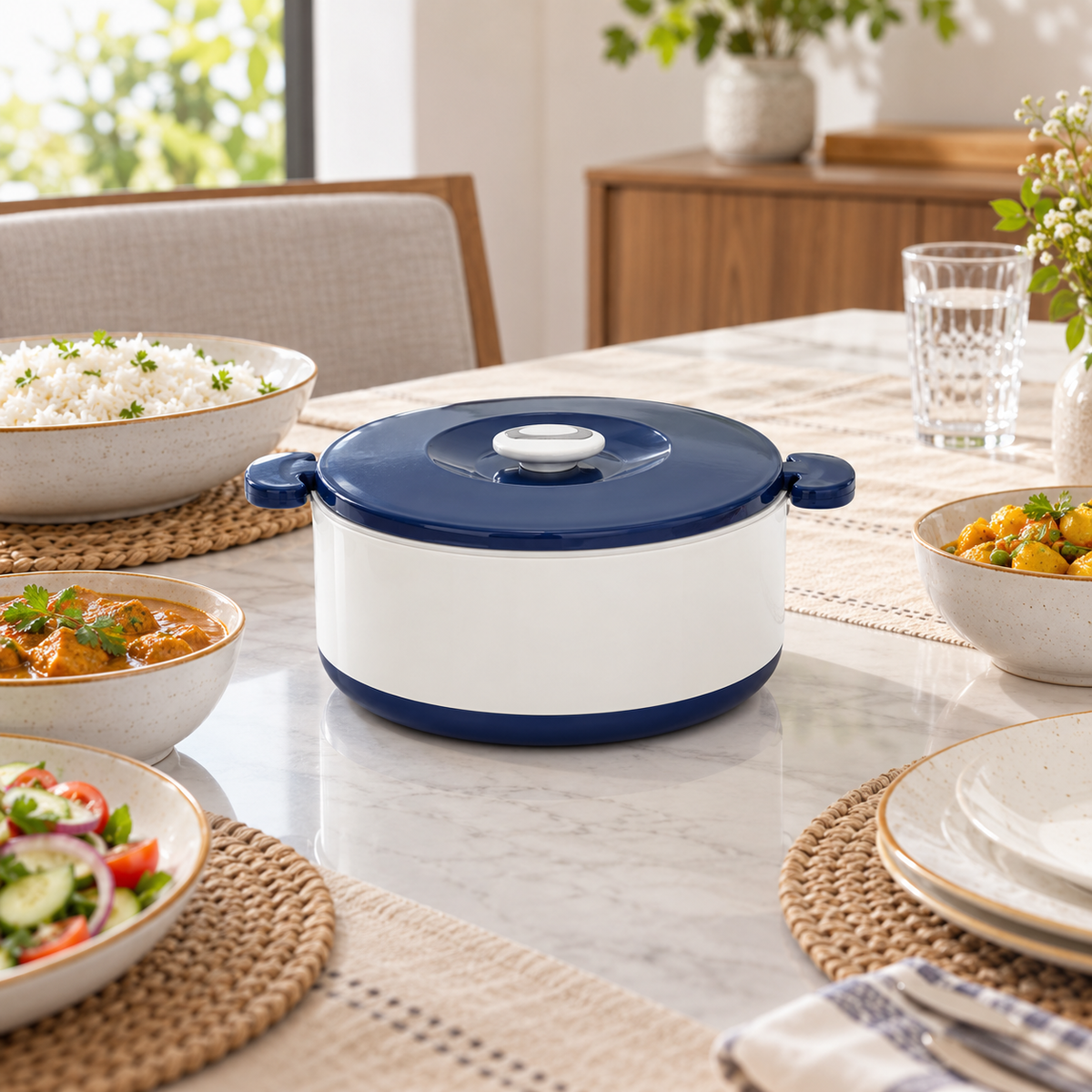 Optimo 2L Insulated Hot Pot – Blue