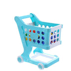 Mini Shopping Cart & Building Blocks Playset – 100-Piece Creative Fun for Kids!